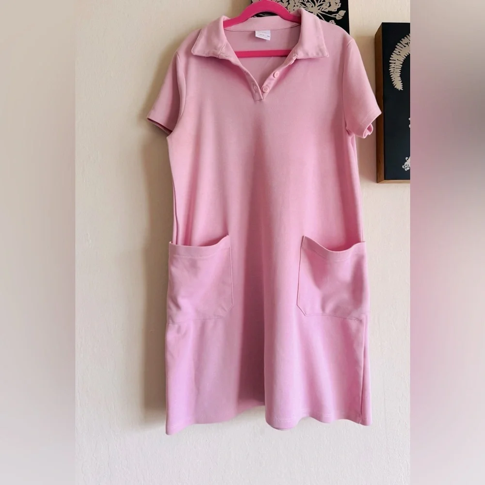 Zara Pink Polo Dress
